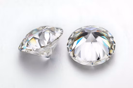 Old European Cut Def White Vs 3mm Pierre Moissanite en vrac