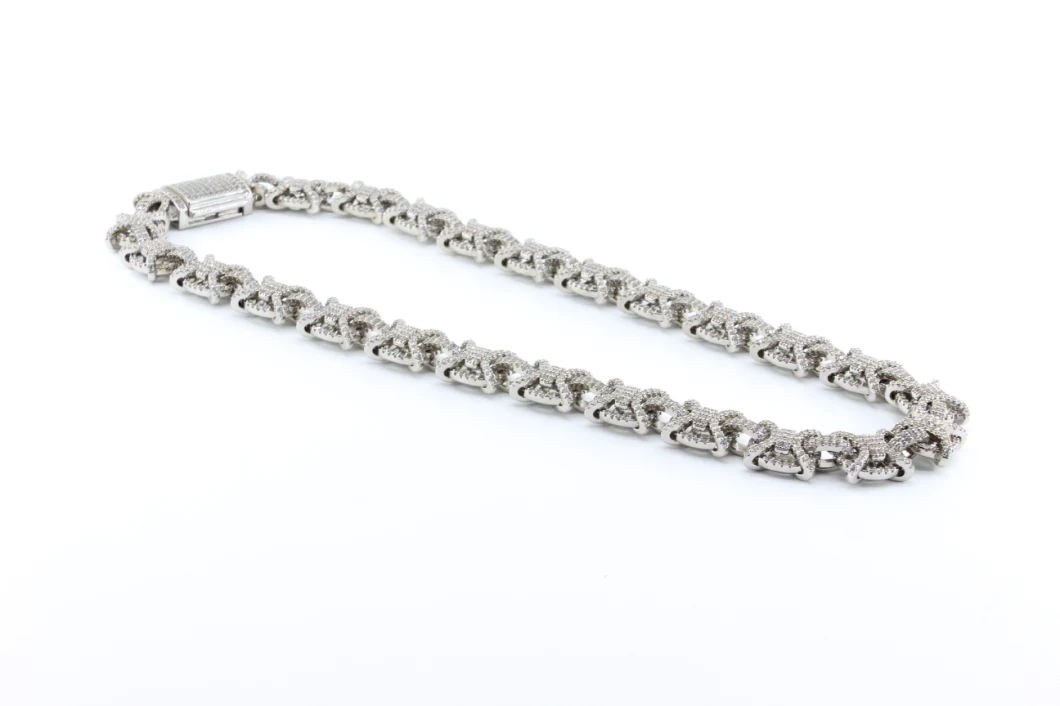 Moissanite Cuban Chain Thick Link Chains for Men