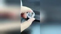 Vente en gros de pierres précieuses en vrac en forme de coeur De couleur Moissanite Prix rationnel synthétique Pierre de Moissanite